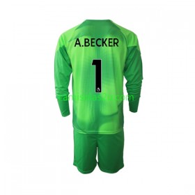 Camisolas de futebol Liverpool A.Becker 1 Guarda Redes Criança Equipamento 3ª 2022/23 Manga Comprida